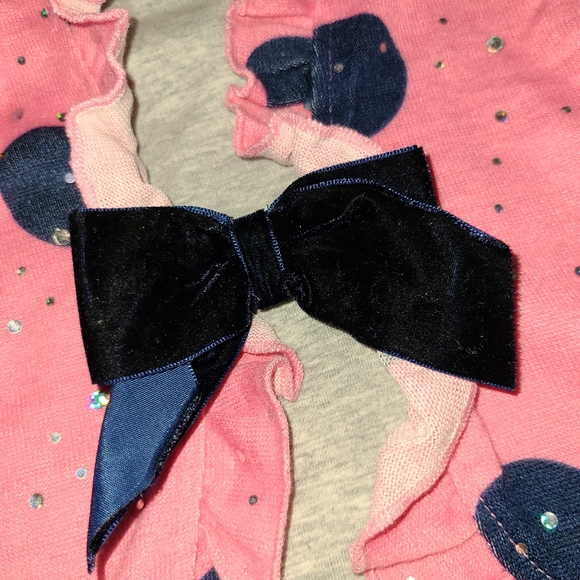 🌻 Donating Soon 🌻 Young Hearts  Pink and grey girls cardigan - Picture 5 of 6